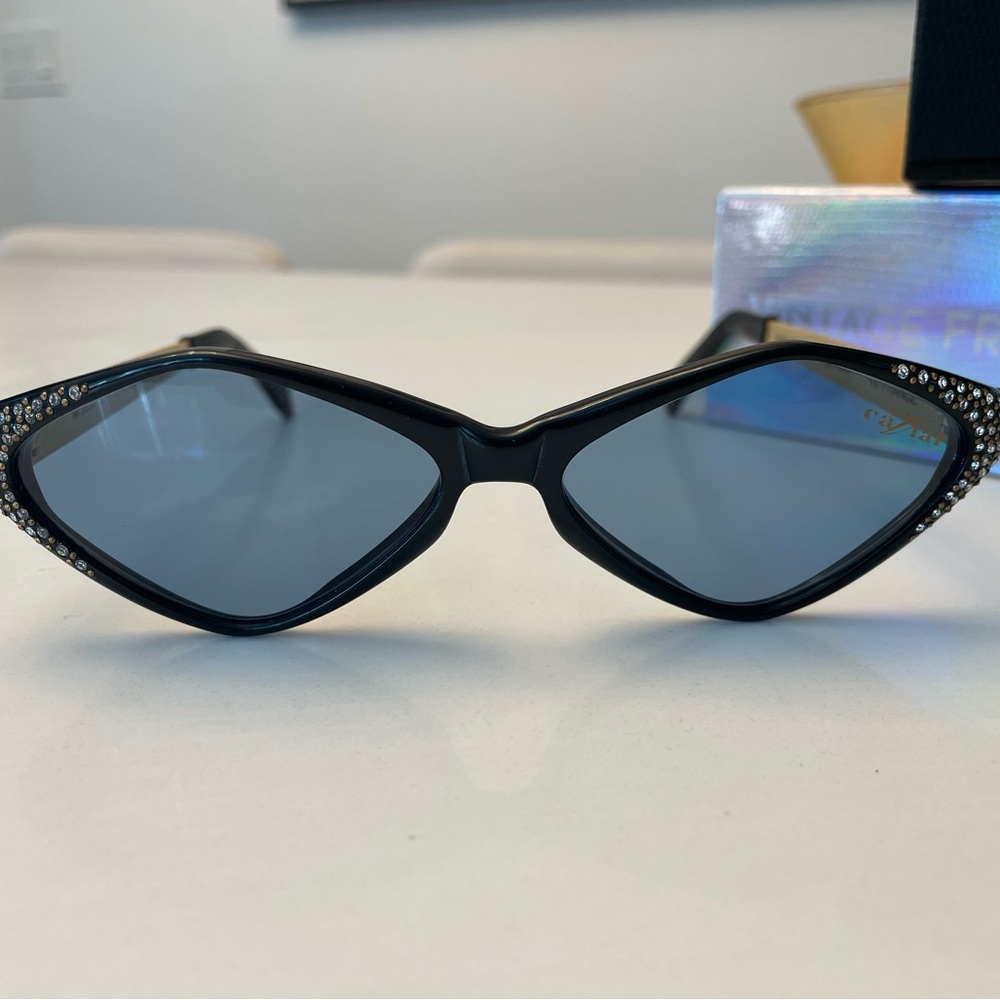 Caviar vintage cat eye Sunglasses Swarovski